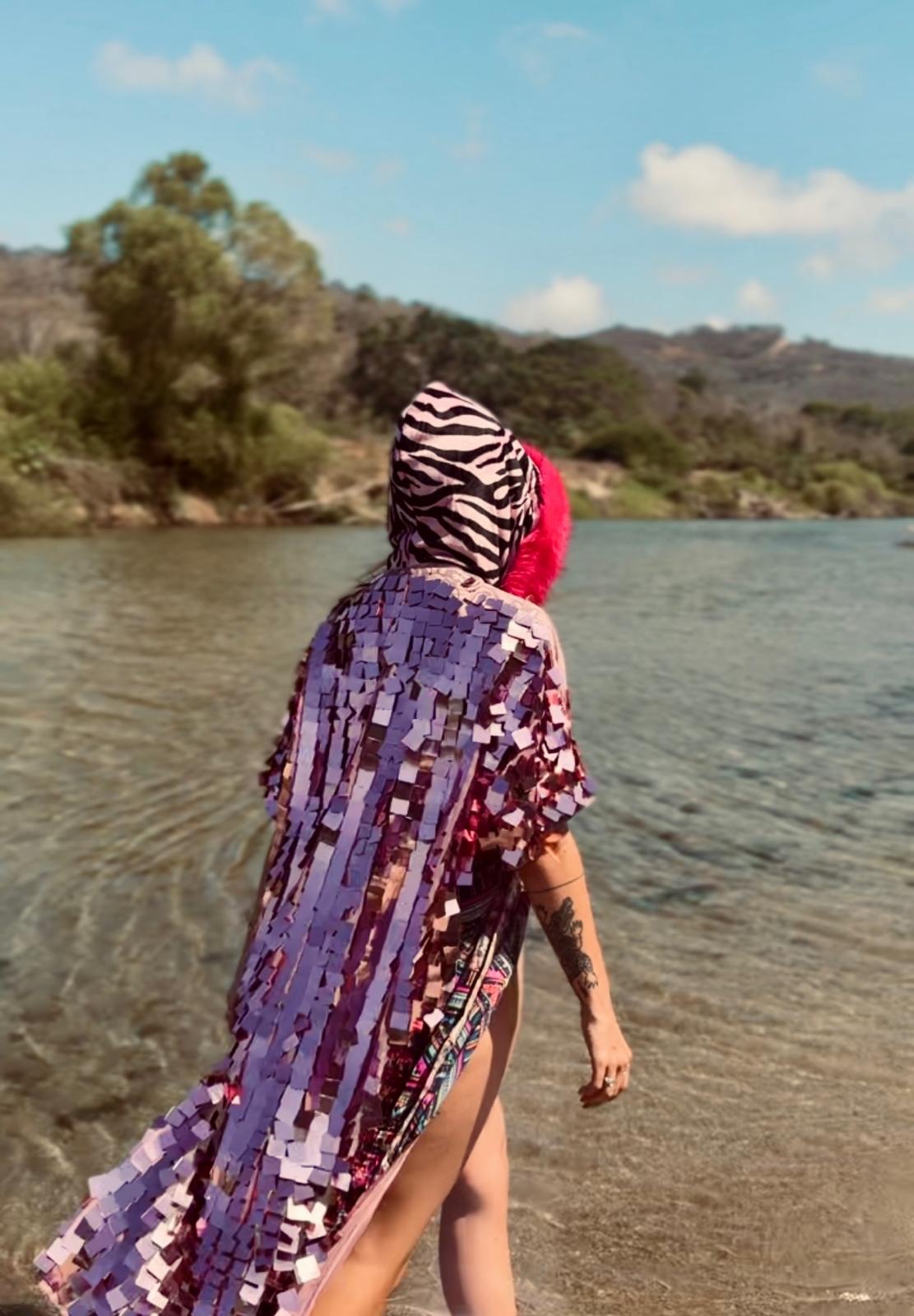 KIMONO ESPECIAL TEJIDO EN TELAR