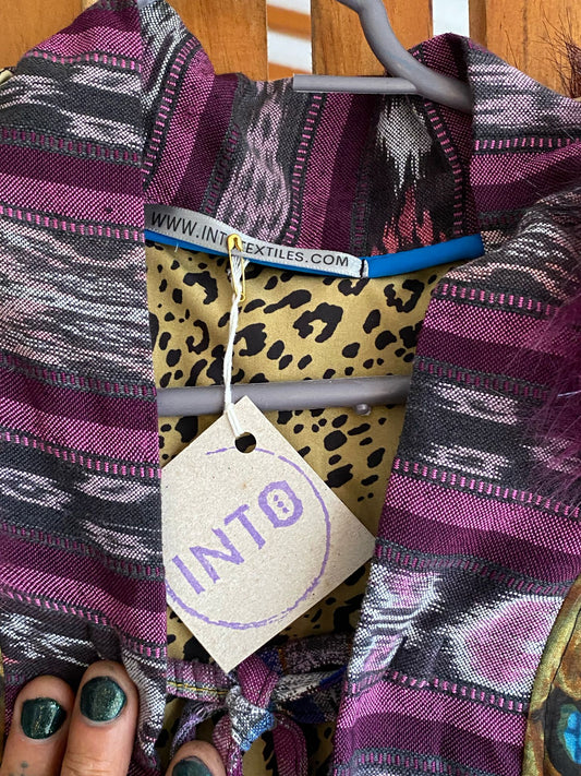 KIMONO ESPECIAL TEJIDO EN TELAR