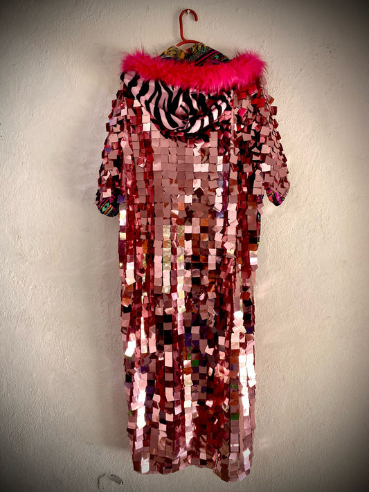 KIMONO ESPECIAL TEJIDO EN TELAR