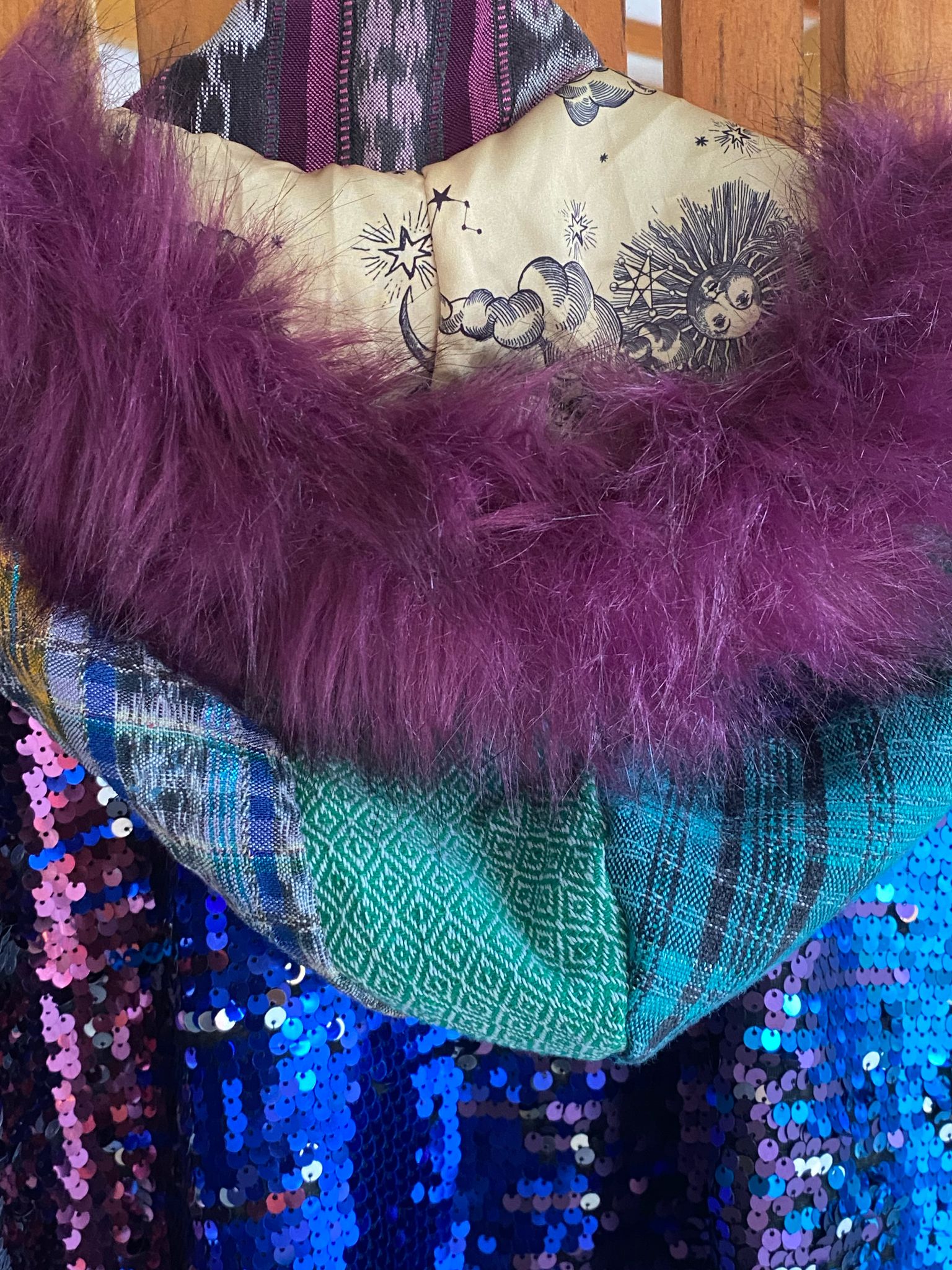 KIMONO ESPECIAL TEJIDO EN TELAR