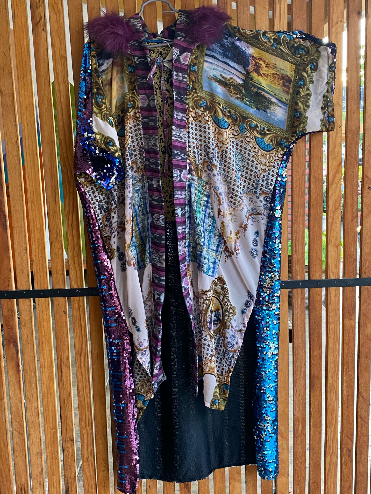 KIMONO ESPECIAL TEJIDO EN TELAR