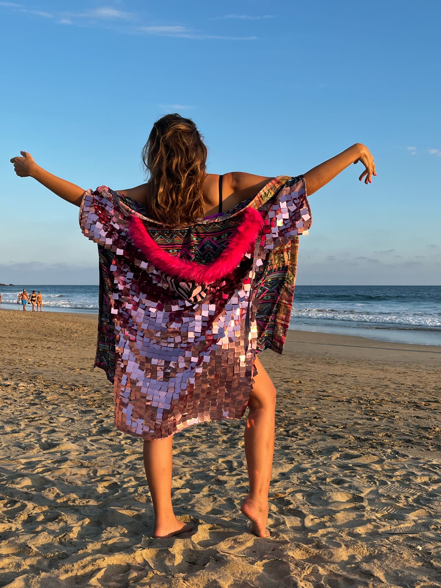 KIMONO ESPECIAL TEJIDO EN TELAR