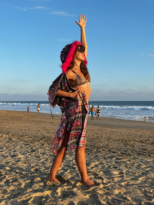 KIMONO ESPECIAL TEJIDO EN TELAR